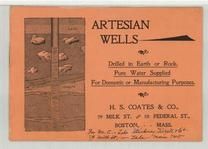 Artesian Wells - H. S. Coates & Co., Perkins Collection 1850 to 1900 Advertising Cards